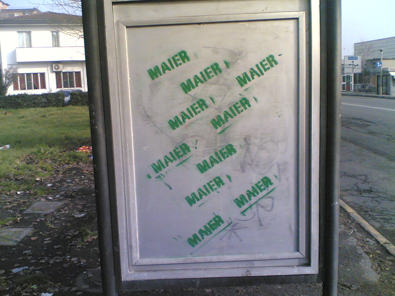 MAIER: STENCIL  CORNAGGIA